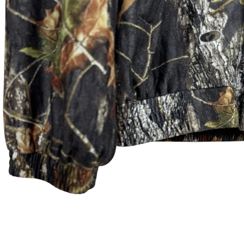 Gear Coleman Forest Camo Tactical Hooded Lightweight Hunting Jacket Men's Size M